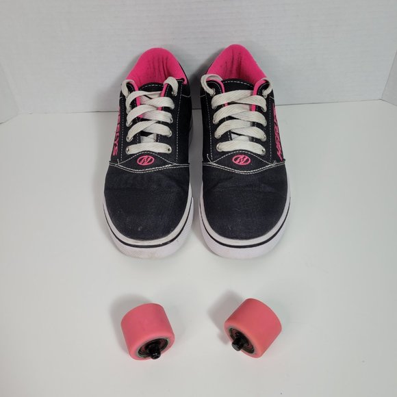 Heelys Pro 20 Women's Size 5 / Youth Size 4 Black & Pink Skate Sneakers - Picture 3 of 10